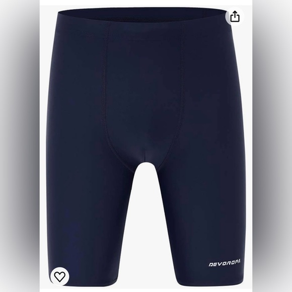 DEVOROPA Swim Jammers Youth Competitive Quick Dry Athletic Shorts UPF 50+ - Picture 2 of 11